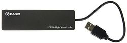 TELLUR Hub USB Basic, 4 Porte, USB 2.0, Nero