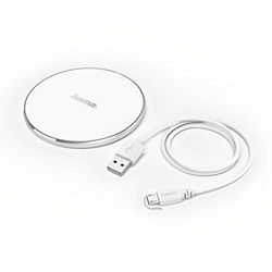 Hama ładowarka indukcyjna 1000 mA FC5 Alu 00183397 wyjście standard ładowania indukcyjnego biały