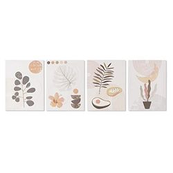 DKD Home Decor Bloemen 30 x 1,8 x 40 cm (4 stuks)