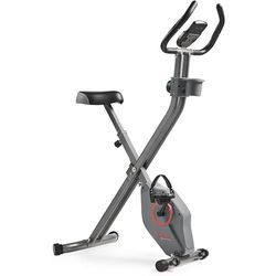 Sunny Health & Fitness X-Bike Pro Magnética Plegable, Monitor Digital, Sensor de Pulso, Bajo Impacto, Resistencia Magnética - SF-B223011