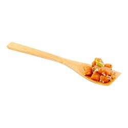 Espátula de bambú, cuchara de bambú para servir, cuchara de bambú para aperitivos, 5.9 pulgadas, caja de 100 unidades Restaurantware