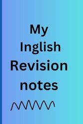 My inglish notes: notebook, Journal, diary, notepad for English student, ESOl, Toefl, toeic, planner, funny, Birthday gift