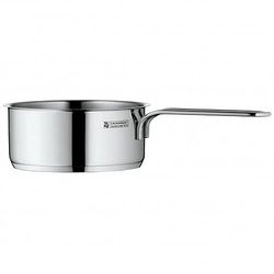 WMF Mini, caixa Ø 12 cm, aprox. 0,7 l, borda vertedor, empilhável de aço inoxidável cromado públido, adequado indução, sem revestimento