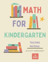 Math for Kindergarten: Activity Book for Kids - Teaching Material / Activity Worksheet