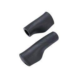 BBB Cycling Mamba BHG-101 - Manopole per manubrio in gomma kraton a doppia densità, design antiscivolo, 92 mm e 130 mm, colore: nero