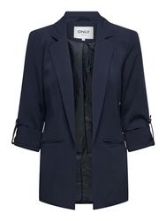 ONLY Damesblazer met 3/4-mouwen, night sky, 34