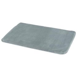 Gedy Alfombra de baño Fuzzy 80x50cm Gris