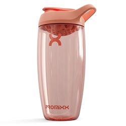 Promixx PURSUIT bouteille shaker de protéines de qualité supérieure pour shakes complémentaires – facile à nettoyer et durable, 700 ml, Corail