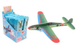 FLYPOP'S - Glidflygplan - Kermesse Game - 131014 - Grön - Kartong - Barnleksak - Gåva - Flygplan - Födelsedag - Retro - 18 cm - Från 3 år