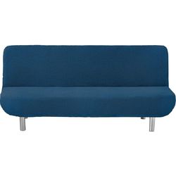 ECOMMERC3 | Funda de Sofá-Cama Bielástica de Jacquard para Sofá 3 Plazas Clic-Clac – Funda Sofá Color Azul Transpirable, Protección Completa y Fácil Instalación Fabricación Española