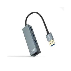 PRENDELUZ USB 3.0 HUB with 4 USB-A ports, Micro USB connection and 10cm cable, ideal for expanding connections and transferring data.