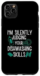 Carcasa para iPhone 11 Pro Max I'm Silently Judging Funny Lavavajillas certificadas