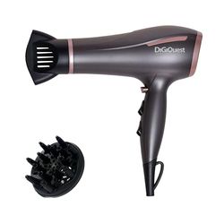 DIGIQUEST Phon 1800-2200W max WINDY DAILY, leggero e potente, cavo da 1.60mt, 6 combinazioni di velocità, Colpo di Freddo, con concentratore e diffusore.