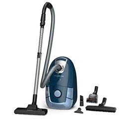 Rowenta Power XXL RO3172 stofzuiger met zak, 900 W motor met laag verbruik, capaciteit van 4,5 L, actieradius van 12 m, hoge filtratie, hygiënische stofzakken, Blauw