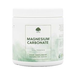 Magnesium Carbonate Powder | 100g Pure Magnesium Carbonate Powder | 226mg Elemental Magnesium per 1g | G&G Vitamins