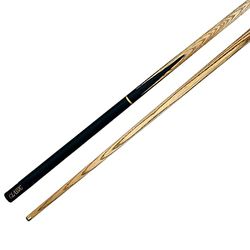 BCE Unisex Bcl-48 BCE Classic 3 4 Cut North American Ash Snooker Cue 122 cm 9 5 mm spets, svart rump/naturligt träskaft, 48 UK