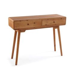 Versa Consola de Estilo Rústico,Medidas (Al x L x An) 78 x 30 x 100 cm, Madera Color Marrón