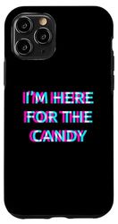 Custodia per iPhone 11 Pro I'm Here For The Candy Techno EDM Music Festival Raver Dance
