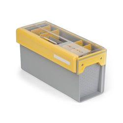 Plano Edge Premium Spinnerbait Tackle Utility Box, helder en geel, roestbestendige opslag, waterdichte Tackle Tray Organizer voor Buzz Baits, Swimbaits en Crankbaits