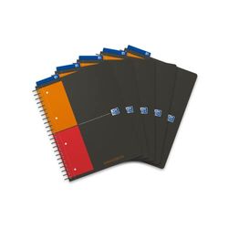Oxford Internationaal A4 Polypropyleen Project Wirebound Geleid Managers Boek
