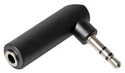 Pro Signal PSG08661 - Presa jack stereo da 3,5 mm a jack stereo da 3,5 mm, angolo di 90 gradi