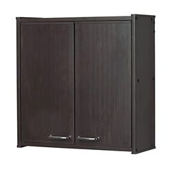 Negrari Pensile in PVC F760PWAM in resina PVC, Fornito in kit di montaggio, Interni/Esterni, 59x21x59 cm, Wenge