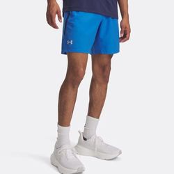 Under Armour Pantaloncini UA Launch 7'' - Blu Atlantide/Blu Navy Lavato/Riflettente - LG