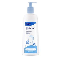 MoliCare Shampoing pour la peau : pour un lavage doux des cheveux au pH neutre pour cuir chevelu sec et sensible, 500 ml