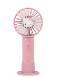 OTL Technologies Hello Kitty, draagbare handventilator, met oplaadbare batterij, roze en goud