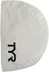 TYR Unisex TYR Silicone Comfort badmuts, wit, M UK