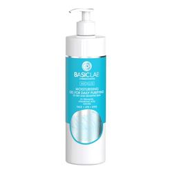 BasicLab Dermocosmetics Gel nettoyant hydratant pour peaux sèches et sensibles | 300 ml | Démaquillant pour les soins de la peau le soir