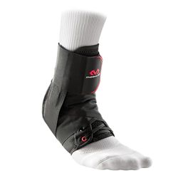 Mcdavid - Attelle de cheville - Adulte unisexe - Attelle de cheville à lacets - Prévient ou récupère les blessures à la cheville - Manchon de compression - Enveloppe ajustable (195R)