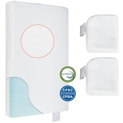 VEVOR Colchón para Bebé 610x965x80 mm Reversible Transpirable Doble Cara Espuma Viscoelástica de Gel y Espuma Normal Colchón Pequeño 2 Fundas Impermeables Fácil de Limpiar para Niños
