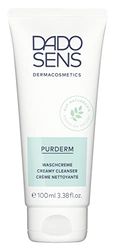 Dado Sens PurDerm Wash Cream 100 ml – Mild Deep Cleansing Blemished Skin of All Ages – Also Complete with Therapy for Acne and Late Acne – Suitable for Sensitive Skin