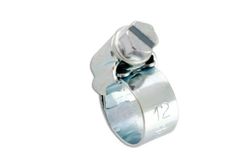 Connect 30764 - Confezione da 10 Fascette stringitubo da 70 a 90 mm, in Acciaio Dolce