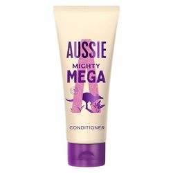 Aussie Mighty Mega Lightweight Conditioner 200ml. Daily Moisturiser for All Hair Types. Infused with Australian White Strawberry. Vegan and Cruelty-Free. Lightweight, Rinse-off or Leave-In Formula