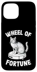 Wheel Of Fortune Cat Joke Robot Vacuum Cleaner Cat Case for iPhone 15