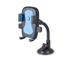 Support Mobile : Support réglable pour appareils, Couleur Bleue, Installation Facile, Design Polyvalent, Compatible avec différents modèles de téléphones Portables.