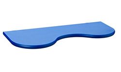 King Collection M1106023/G Étagère Enfant Vague en MDF Verni, Bleu