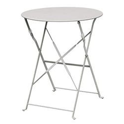 Bolero Grey Pavement Style Steel Table 595mm Powder Coated Steel - New Features