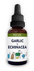Phytopet Garlic & Echinacea | 100ml | 100% Natural Herbal Remedy | Anti-Viral, Anti-Fungal, Anti-Bacterial | For Dogs, Cats, Birds & Small Mammals