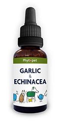 Phytopet Garlic & Echinacea | 30ml | 100% Natural Herbal Remedy | Powerful Anti-Viral, Anti-Fungal and Anti-Bacterial actions | For Dogs, Cats, Birds & Small Mammals