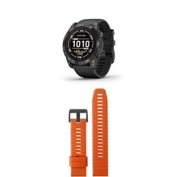 Garmin Instinct 2X Solar – GPS Smartwatch with Infinite Battery Life in Smartwatch Mode, Over 40 Sport Apps & QuickFit Band