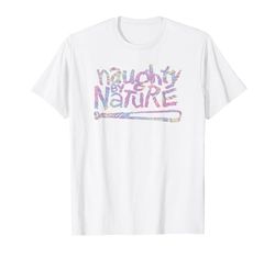 Naughty By Nature – Pastel Spiral Logo Camiseta