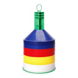 Italveneta Didattica 199 Set markeringshoedjes voor sport, met salvadischi, 24 stuks