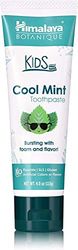 Himalaya Botanique Kids Toothpaste, Cool Mint Flavour to Reduce Plaque and Keep Kids Brushing Longer, 80 g