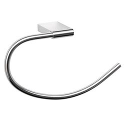 TATAY Towel ring, aluminium, open on one side, modern and elegant design. Screw fixing system. Size 23,5x7x12,8 cm