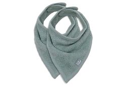 Jollein dregelhaklapp baby – bandana – havsgrön – 2-pack – 100% bomull – med kardborreband – baby haklapp