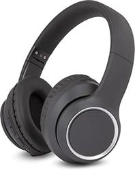 Sencor Cuffie Bluetooth senza Fili - 30 ore di autonomia con Microfono Integrato ottimizzato per Chiamate Telefoniche, Google Assistant e Alexa - Ultra Comfort - Nero 710BT