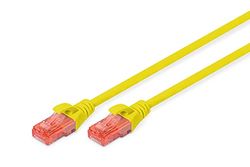 DIGITUS CABLE DE RED AWG26 CAT6 U/UTP 1M AMARILLO DK-1612-010/Y